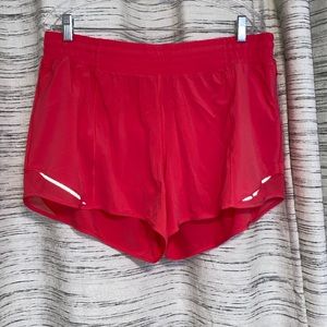 Lululemon Hotty Hot High Rise Lined Short 4”